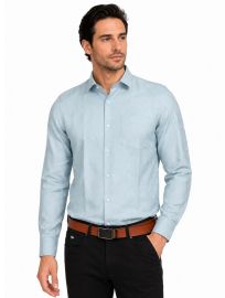Warior Men’s Tonal Round Butta Jacquard Full Sleeve Shirt