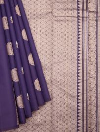 Vipanji Elegant Pure Soft Silk Striped and Butta Design Borderless Saree