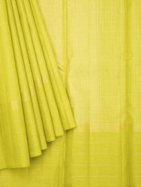 Gracecharm Elegant Pure Soft Silk Checked Design with Border Saree