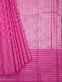 Gracecharm Elegant Pure Soft Silk Striped and Butta Design with Border Saree