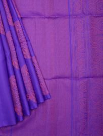 Gracecharm Elegant Pure Soft Silk Traditional Butta Design Borderless Saree