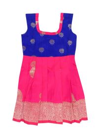 Graceful Essence Art Silk Readymade Girls Frock