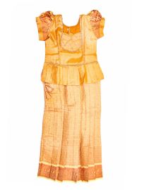 Charming Girls Readymade Stone Work Art Silk Pattu Pavadai Set