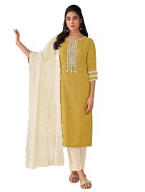 Graceful Muse Readymade Floral Arch Embroidered Salwar Kameez