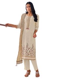 Graceful Muse Readymade Floral Hem Embroidered Salwar Kameez