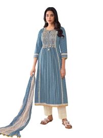 Graceful Muse Readymade Floral Yoke Embroidered Salwar Kameez