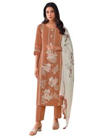 Graceful Muse Readymade Floral Bouquet Embroidered Salwar Kameez