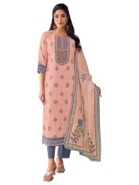 Graceful Muse Readymade Floral Panel Yoke Salwar Kameez