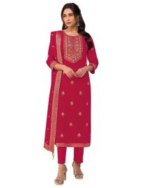 Graceful Muse Readymade Floral Butta Yoke Embroidered Salwar Kameez