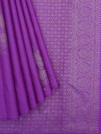 Gracecharm Pure Silk Bird Motif Stripes with Floral Pallu Saree