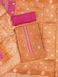 Graceful Art Banaras Zari Buttis Metallic Gold Zari Threads Dress Material