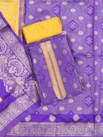 Graceful Art Banaras Zari Buttis Metallic Gold Zari Threads Dress Material

