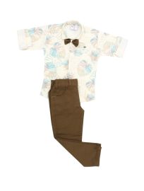 Graceful Essence Cotton Boys Full Pant Set – Stylish and Comfortable