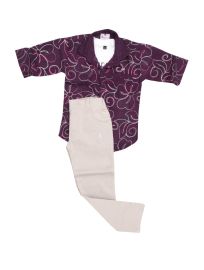 Graceful Essence Cotton Boys Full Pant Set – Stylish and Comfortable