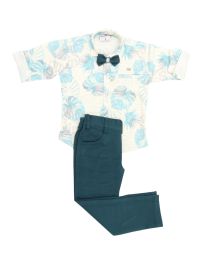 Graceful Essence Cotton Boys Full Pant Set – Stylish and Comfortable