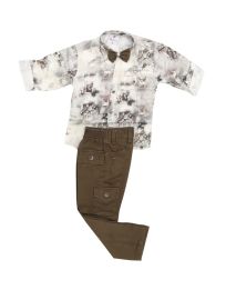 Graceful Essence Cotton Boys Full Pant Set – Stylish and Comfortable