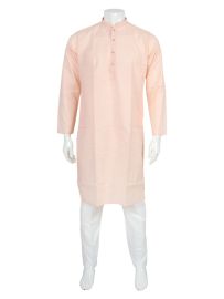 Graceful Essence Men’s Premium Cotton Kurta Set – Classic Festive Ethnic Wear
