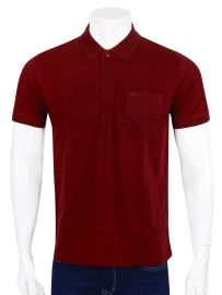 Vitomine Men’s Premium Cotton Collar Half Sleeve Casual T-Shirt