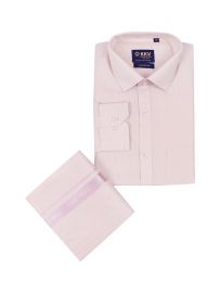 KKV Men’s Full Sleeve Tissue Cotton Readymade Shirt and Dhoti Set