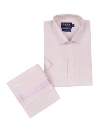 KKV Men’s Half Sleeve Tissue Cotton Readymade Shirt and Dhoti Set