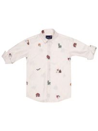 Gracecharm Boys Cotton Casual Full Sleeve Shirt