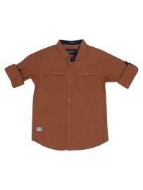 Gracecharm Boys Cotton Casual Full Sleeve Shirt