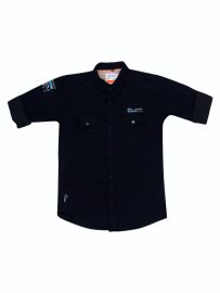 Gracecharm Boys Denim Casual Full Sleeve Shirt