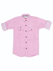 Gracecharm Boys Denim Casual Full Sleeve Shirt