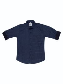 Gracecharm Boys Poly Cotton Casual Full Sleeve Shirt
