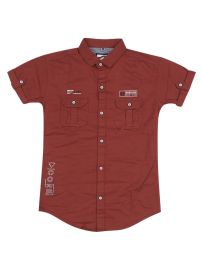 Gracecharm Boys Cotton Casual Half Sleeve Shirt