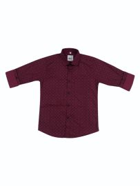 Gracecharm Boys Cotton Casual Full Sleeve Shirt