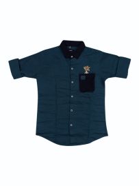 Gracecharm Boys Cotton Casual Full Sleeve Shirt