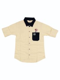 Gracecharm Boys Cotton Casual Full Sleeve Shirt