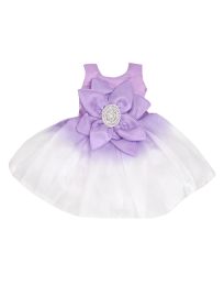 Graceful Essence Satin Imported Readymade Baby Girls Frock