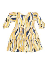 Graceful Essence Satin Mix Girls Fancy Readymade Western Dress