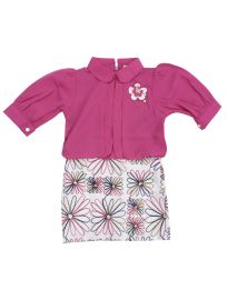 Graceful Essence Chiffon Readymade Baby Girls Frock
