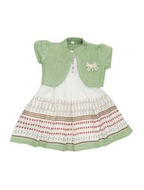 Graceful Essence Cotton Mix Readymade Girls Frock