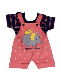 Graceful Essence Readymade Dungaree Set for Baby Boy