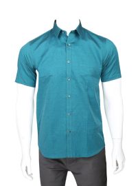 Vitomine Men’s Premium Micro Dobby Half Sleeve Shirt