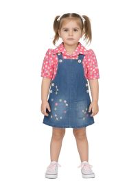 Graceful Essence Cotton Girls Fancy Readymade Western Frock