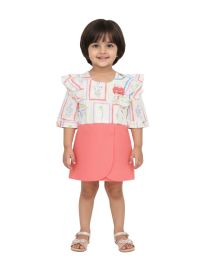 Graceful Essence Imported Girls Fancy Readymade Western Frock