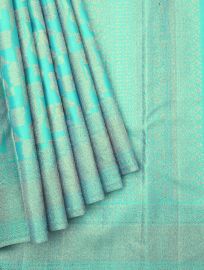 
Vivaha Pure Silk Bridal Kanchipuram Geometric Design with Zari Border Saree
