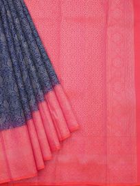 Gracecharm Elegant Parrot Motif Design with Border Saree