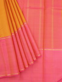Arani Pure Silk Striped with Contrast Pallu Saree
