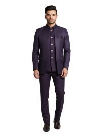 Brodman Men’s Premium Bandhgala Coat Suit – Elegant Traditional Formal Wear
