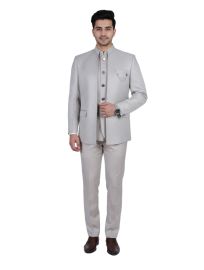 Brodman Men’s Premium Bandhgala Coat Suit – Elegant Traditional Formal Wear