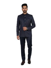 Brodman Men’s Premium Bandhgala Coat Suit – Elegant Traditional Formal Wear