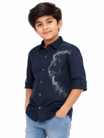 Gracecharm Boys Cotton Casual Full Sleeve Shirt