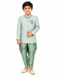 EliteCharm Boys Premium Jacquard Readymade Sherwani Set