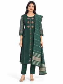 Graceful Muse Readymade Diamond Motif Line Panel Salwar Kameez